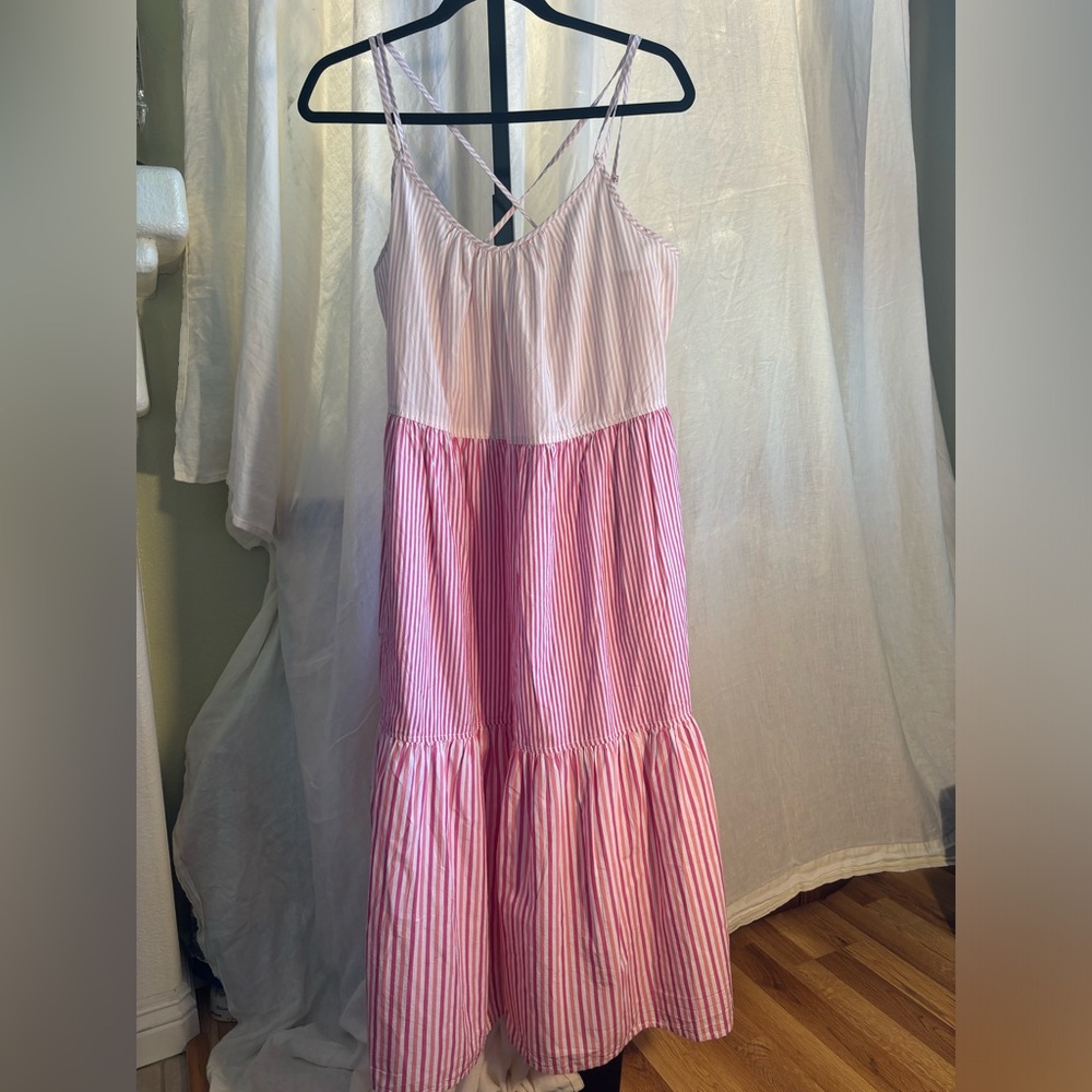 Free Assembly pink stripped dress